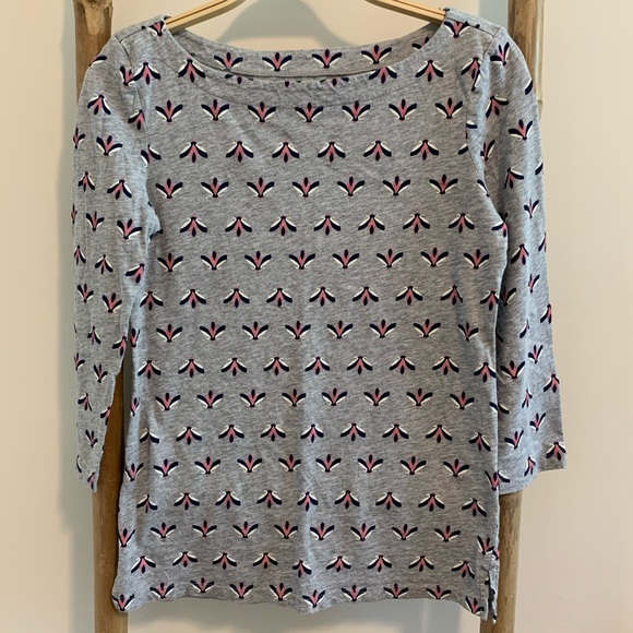 LOFT bee print quarter sleeves T - Picture 6 of 8